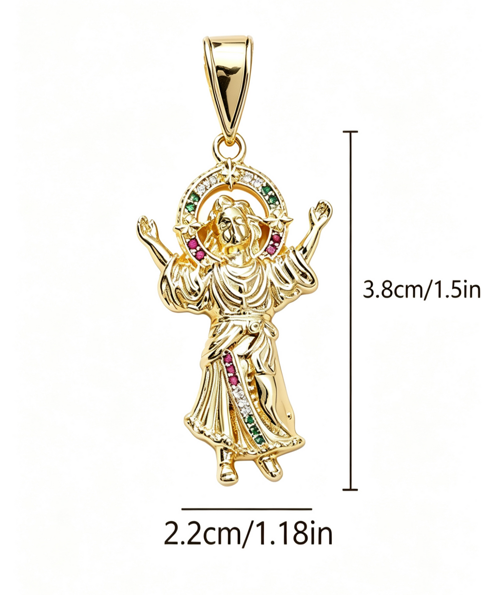 Saint Pendant & Chain