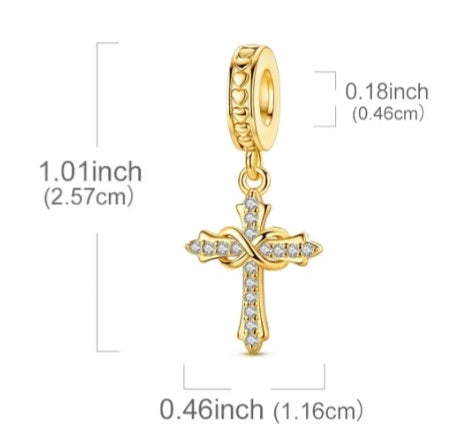 Bracelet & Cross Pendant