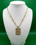 Zircon Jesus Pendant & Chain