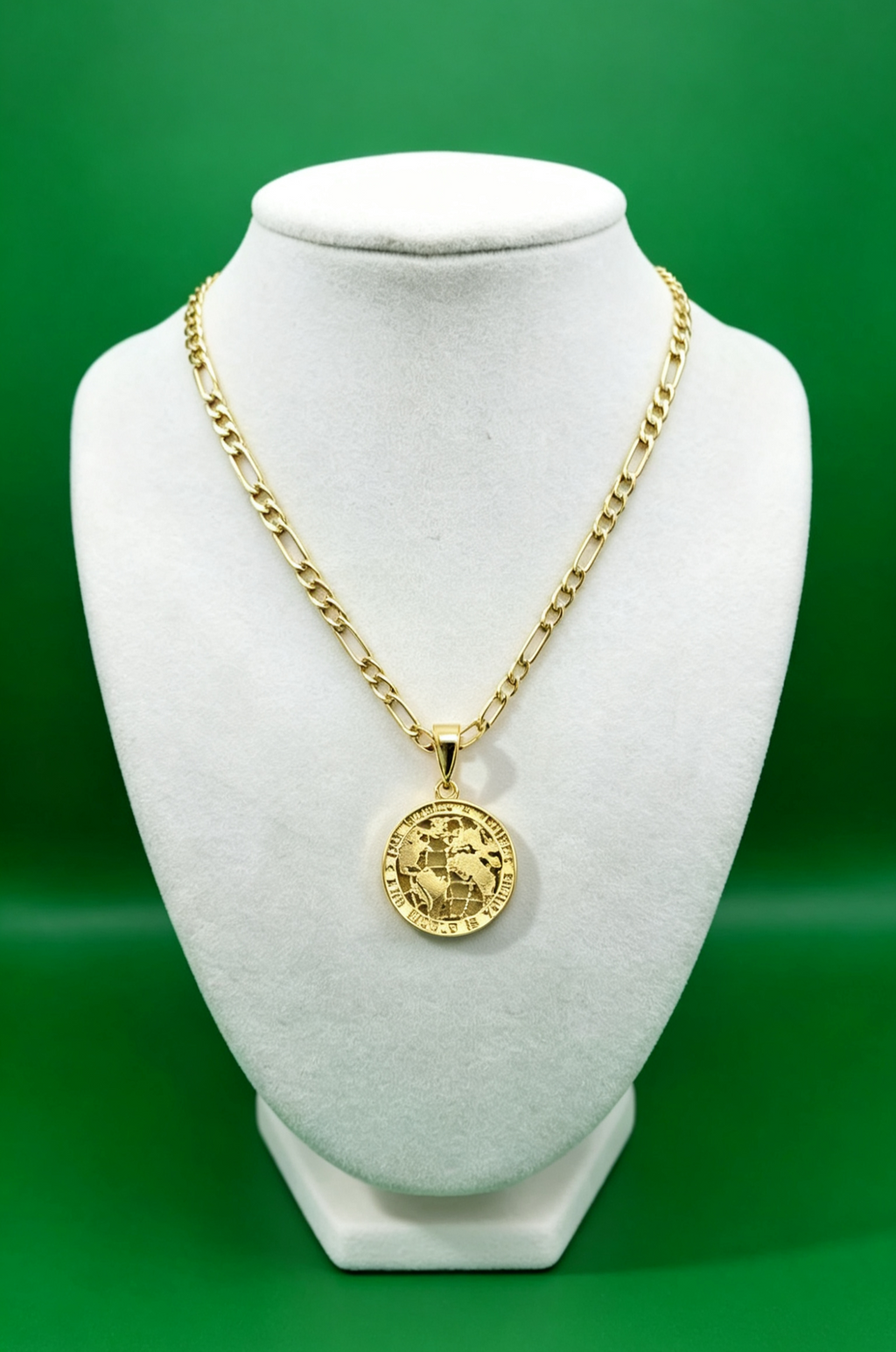 "The World Is Yours" Pendant & Chain