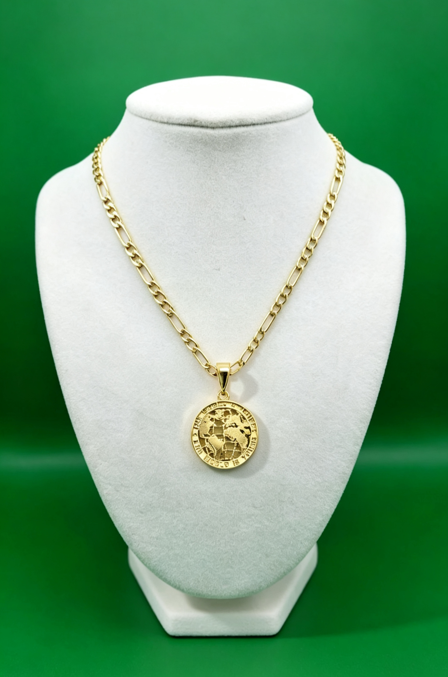 "The World Is Yours" Pendant & Chain